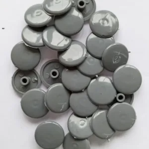 Заглушка под евровинт (конфирмат) пластиковая 100 шт серый