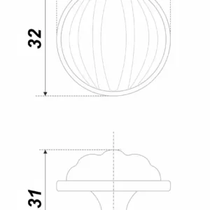 Мебельная ручка TIFFANY RC121AB.4/W