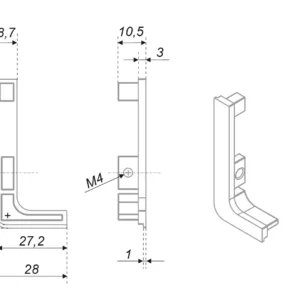 Заглушки GOLA BALANCE RZ051.01GR