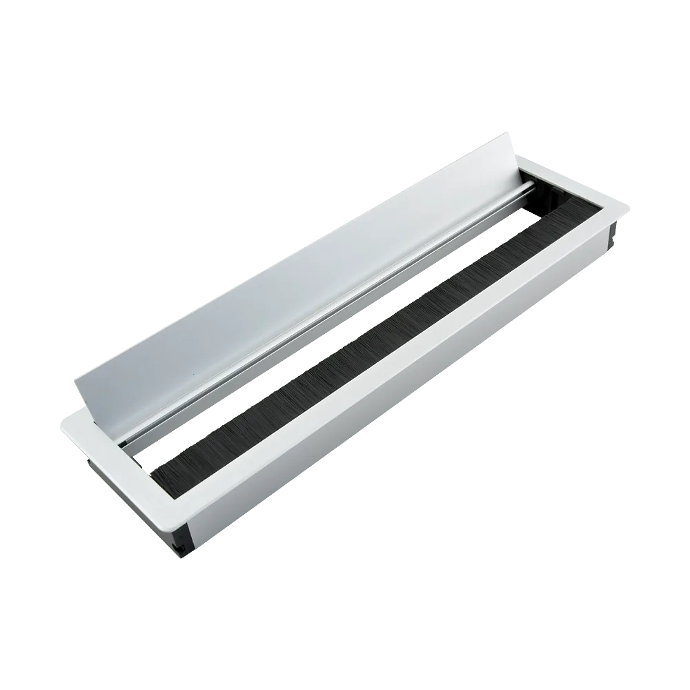 Пропуск для кабеля AQ PASS 80*280 алюминий брашированный