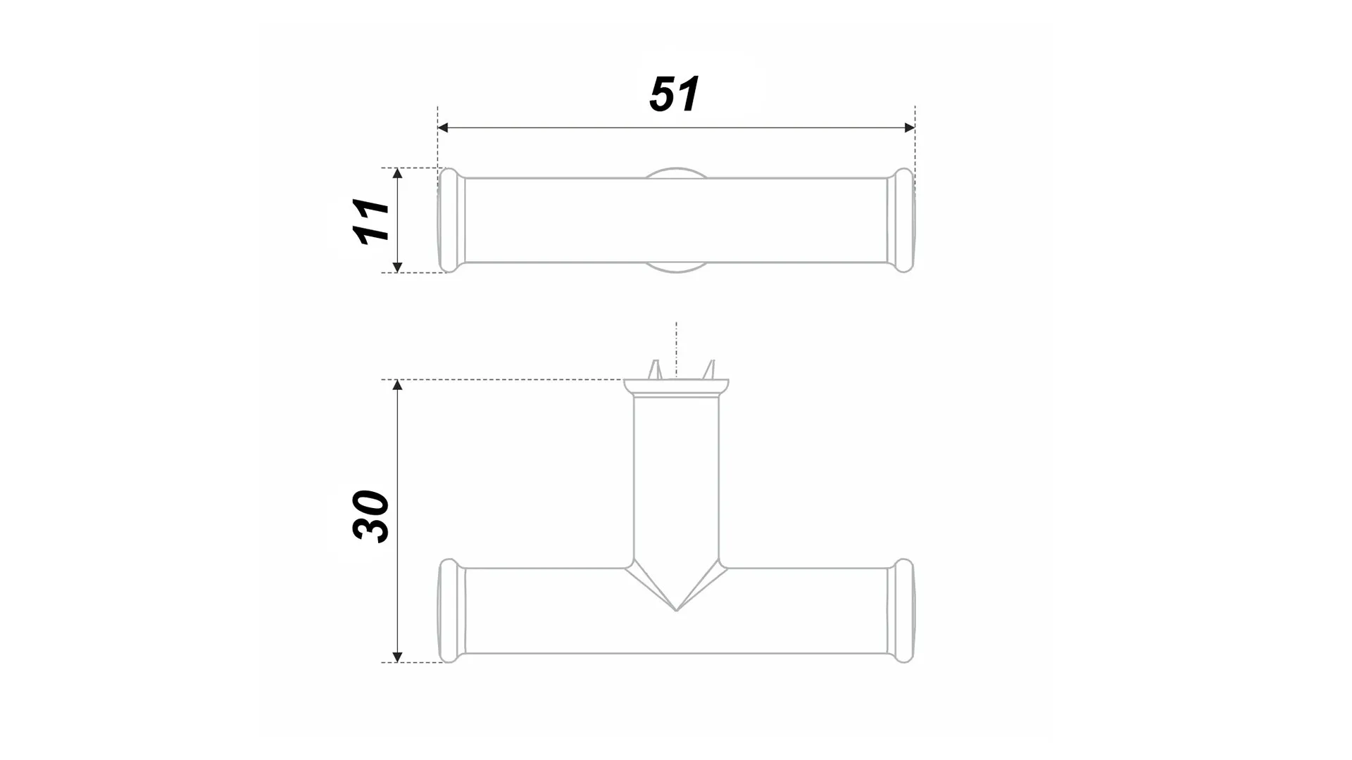 Мебельная ручка TESLA RC503AC.1