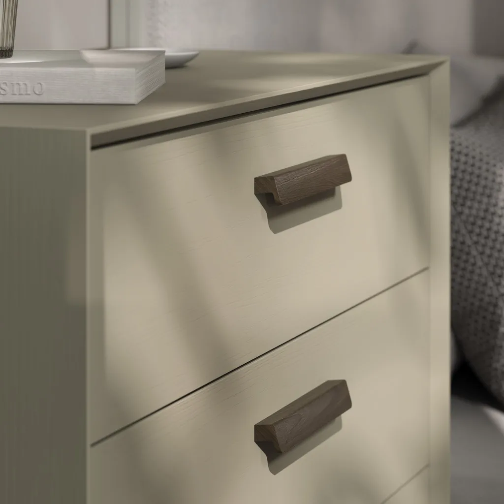 Ручка меб. скоба деревянная MIRA 128 ясень, AKS