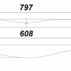 Мебельная ручка ERA RT008SC.1/608/800
