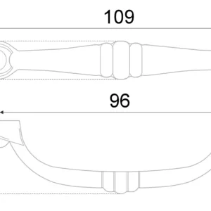 Мебельная ручка BARSA RS081CP.3/96