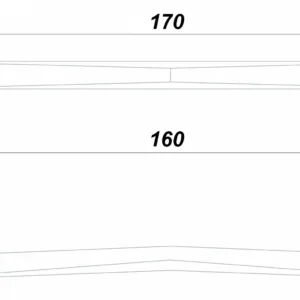 Мебельная ручка STAR RS323CP.5/160