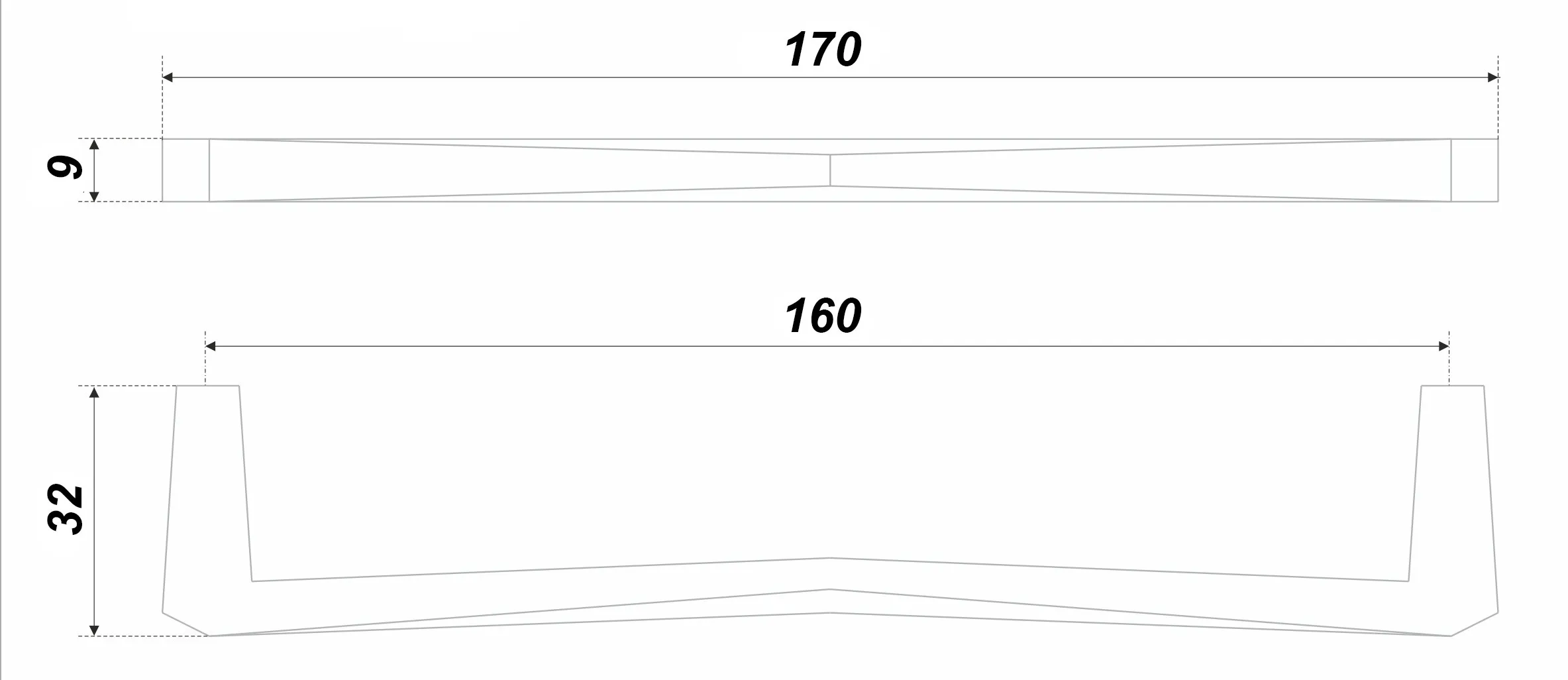 Мебельная ручка STAR RS323MBSN.5/160