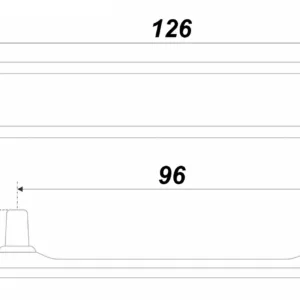 Мебельная ручка TOTEM RS123MAB.4/96/Bg