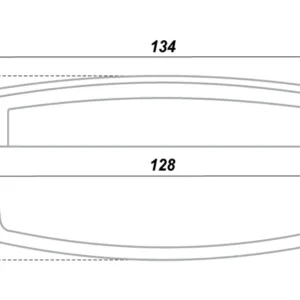 Мебельная ручка RS402BAZ.4/128