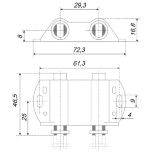 Магнитный держатель MH02/Bl