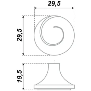 Мебельная ручка RC406BAZ.4