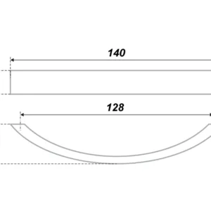 Мебельная ручка RS030SC.3/128