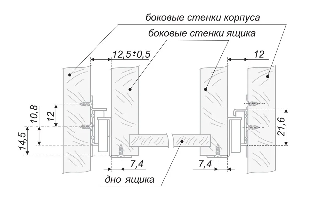 Системы выдвижения DS 03W.1/300