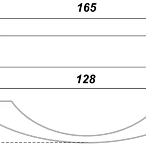 Мебельная ручка RS227BSN.4/128