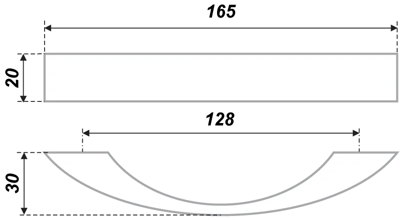 Мебельная ручка RS227SC.4/128