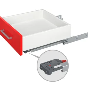 Направляющие скрытого монтажа В-Slide DB8982Zn/500