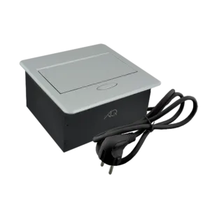 Удлинитель AQ PLUG-X H3 горизонтальный 1XSCHUKO, 1XUSB А, 1XUSB C, алюминий