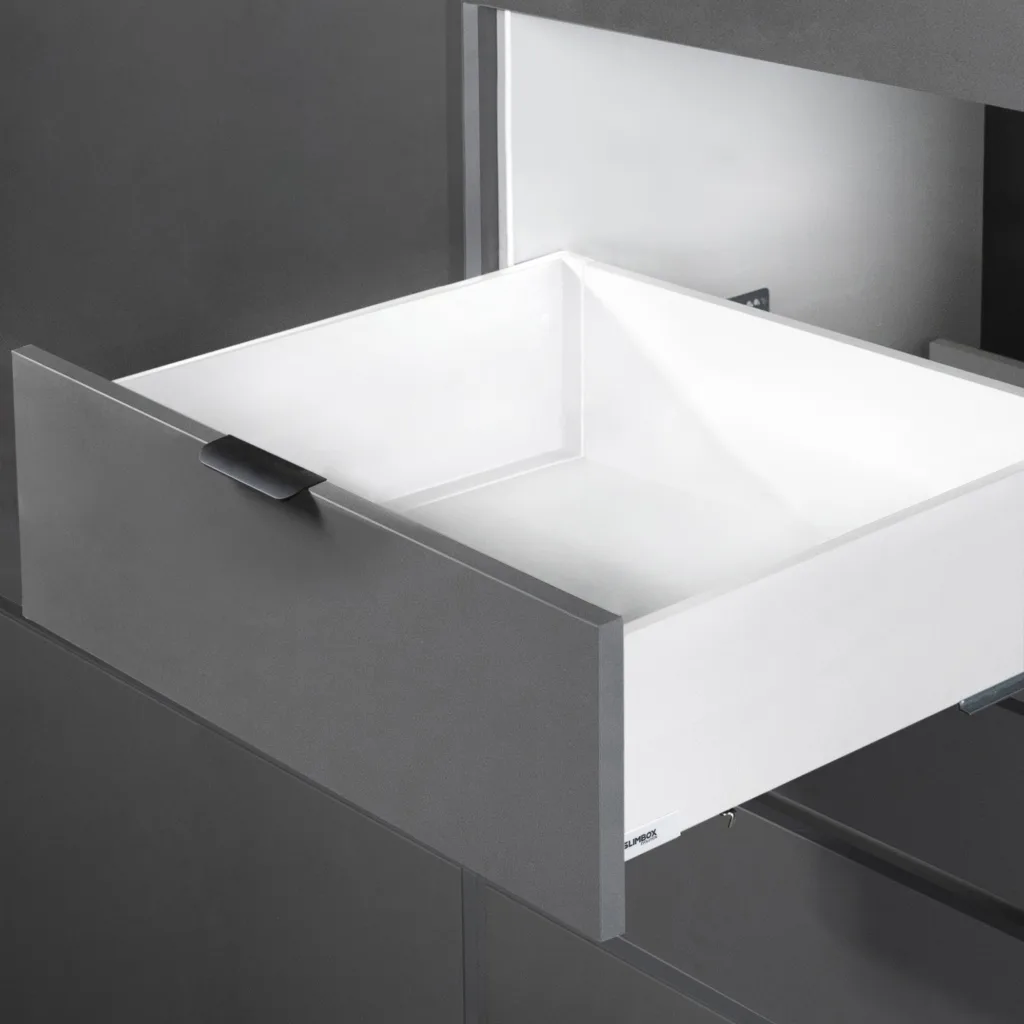 Система ящиков Slimbox Evolution L-300 H=167 белый SOFT CLOSE ДСП16мм