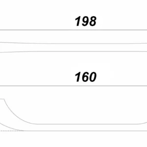 Мебельная ручка ARTLINE RS195MBSN.1/160
