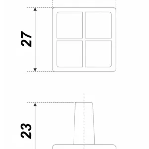 Мебельная ручка DONNA RC114MAB/Bg.4