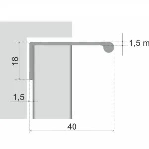 Мебельная ручка G-LINE RP001SC.1/000/3000