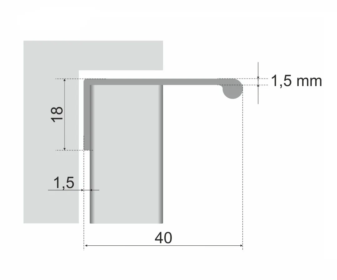 Мебельная ручка G-LINE RP001SC.1/000/3000