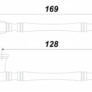 Мебельная ручка CAPELLA RS312AB.4/128