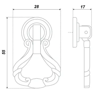 Мебельная ручка RC044AB.3