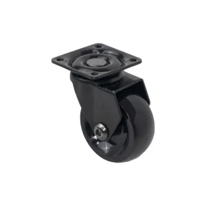 Колесо меб. ORION d50 h64 с площадкой, черный AKS