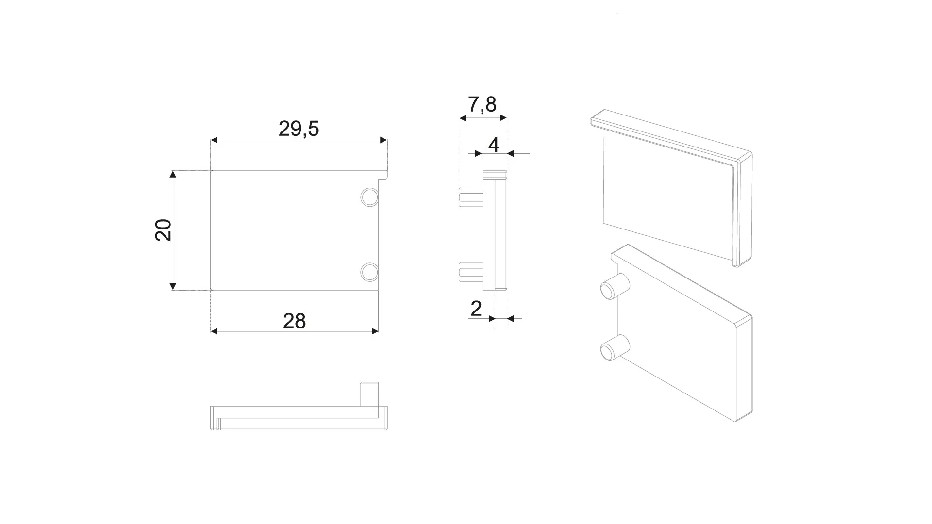 Заглушки RZ103.02BL