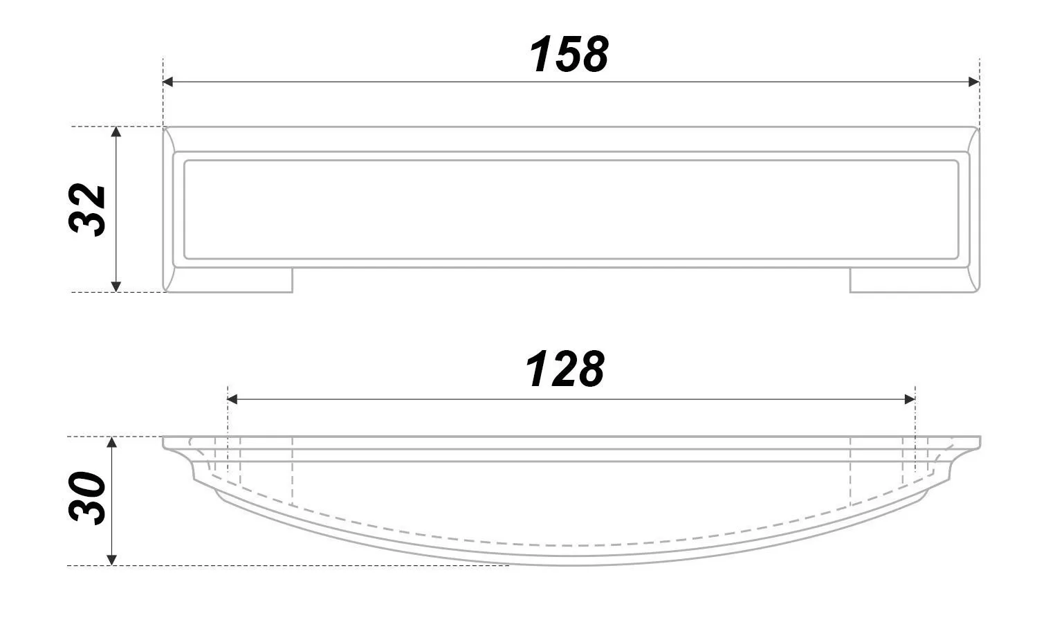 Мебельная ручка GREGORY RS178CP.4/128