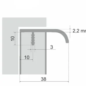 Мебельная ручка MONTE RT010SC.1/000/400