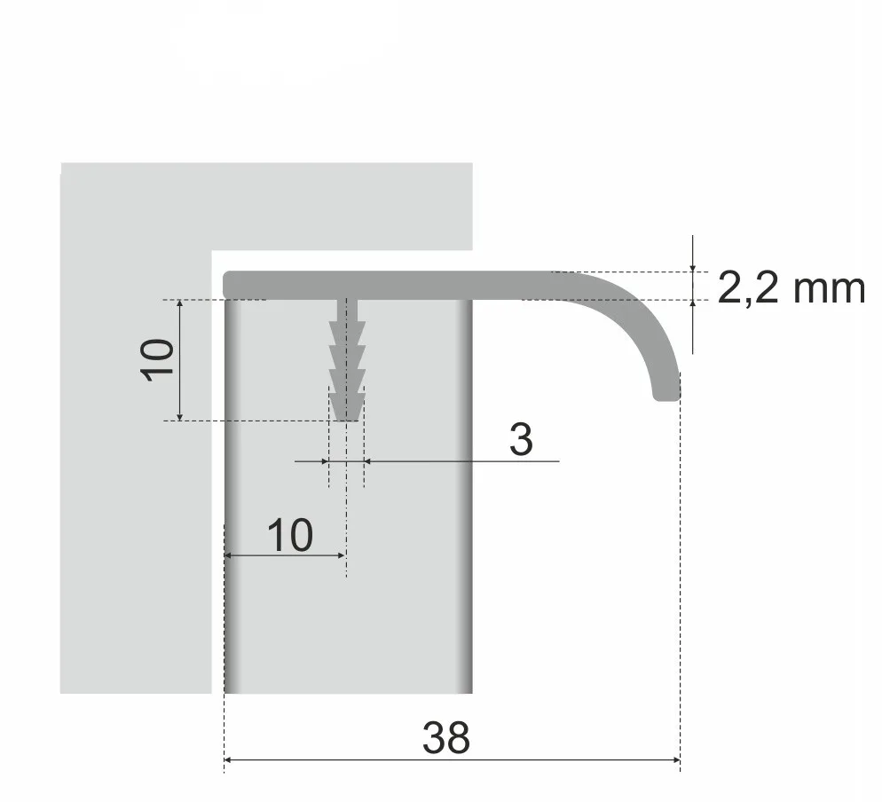 Мебельная ручка MONTE RT010SC.1/000/400