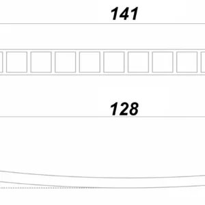 Мебельная ручка DONNA RS120MAB/Bg.4/128