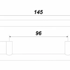 Мебельная ручка AGENT RR007SST.5/96