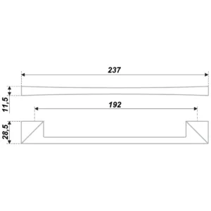 Мебельная ручка RS184CP.4/192