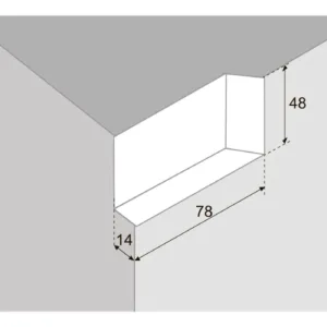 Декоративная заглушка CHP02/GR/L