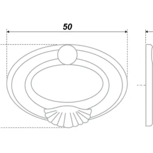 Мебельная ручка RC027AB.3