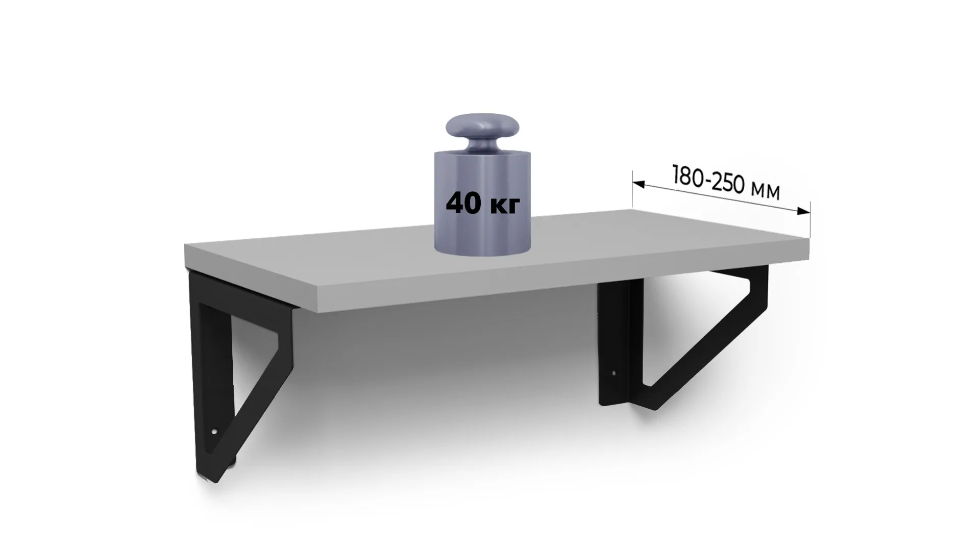 Полкодержатель CORNER P306BL.4