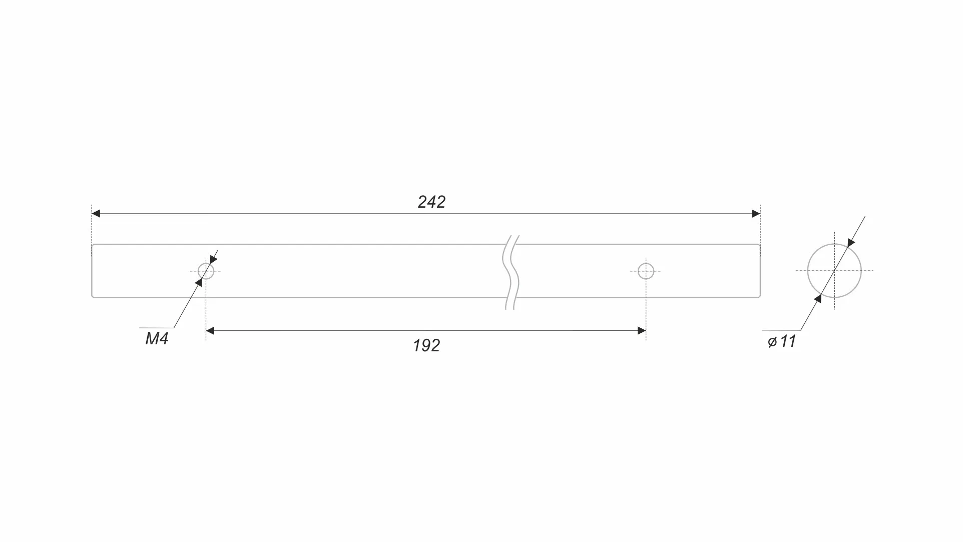Пруток LINE PR003MBSN.1/192