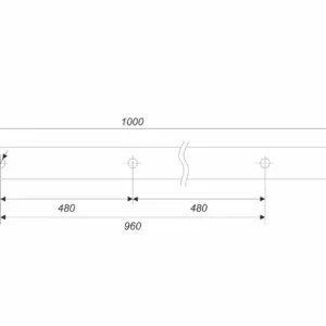Пруток NUDE PR001MBSG.1/960