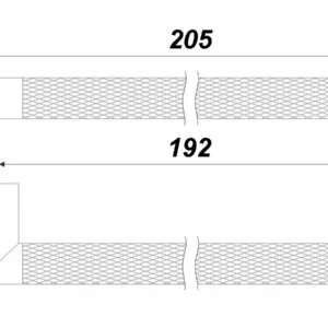 Мебельная ручка EROS RS286BSN/MBSN.4/192