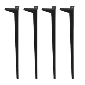 Опора меб. HELLY h720, черный муар (1 упак. = 4 шт.) AKS