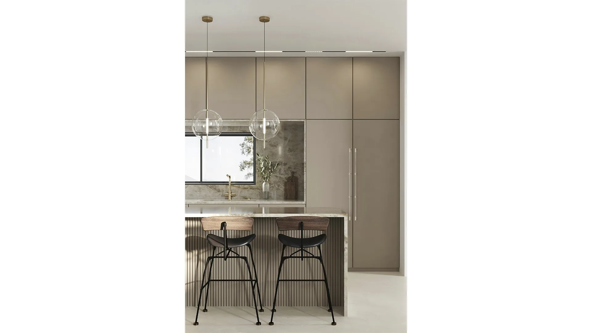 Мебельная ручка NOVATICA RS550RCHMP.1/960