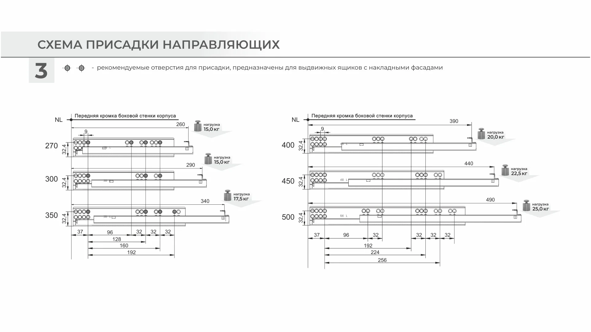 Направляющие скрытого монтажа B-Slide DB8784Zn/270