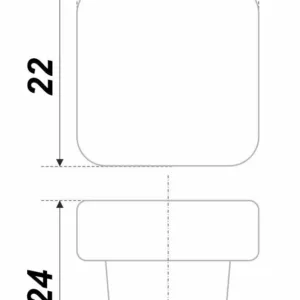 Мебельная ручка GASPAR RC022CP.4