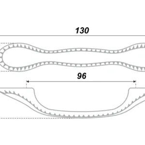 Мебельная ручка RS409BAZ.4/96