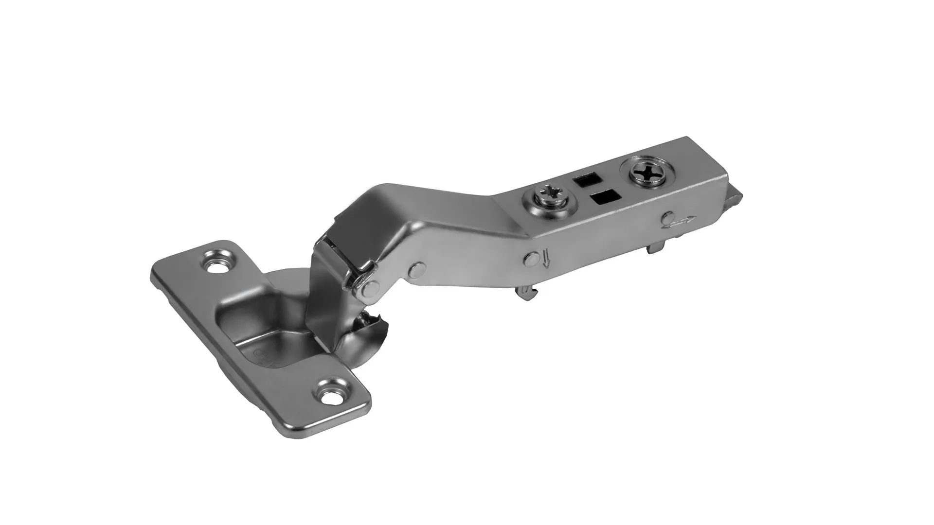 Мебельная петля без пружины и ответной планки EVO PUSH LINE 45 S H945C02/BN