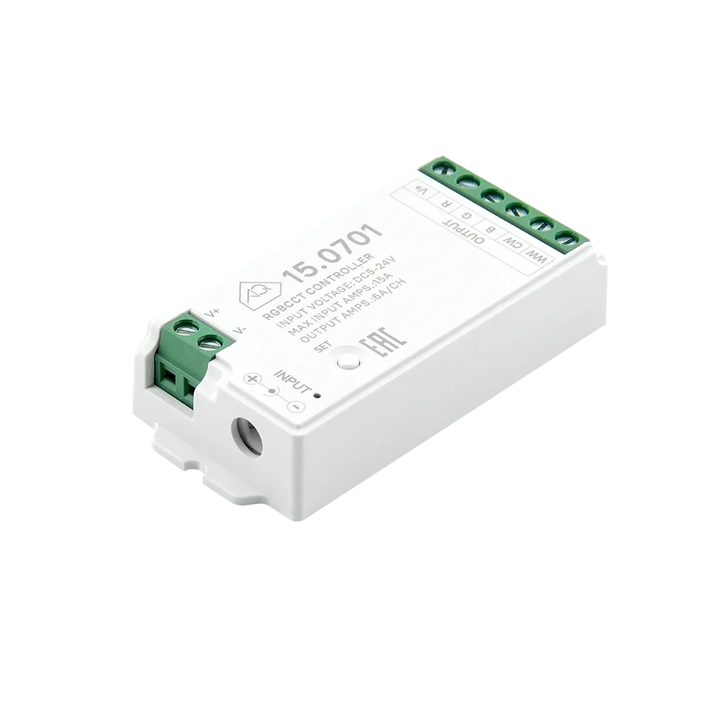 Контроллер AQ SWITCH для светодиодной ленты RGBCCT 12/24V 180/360W