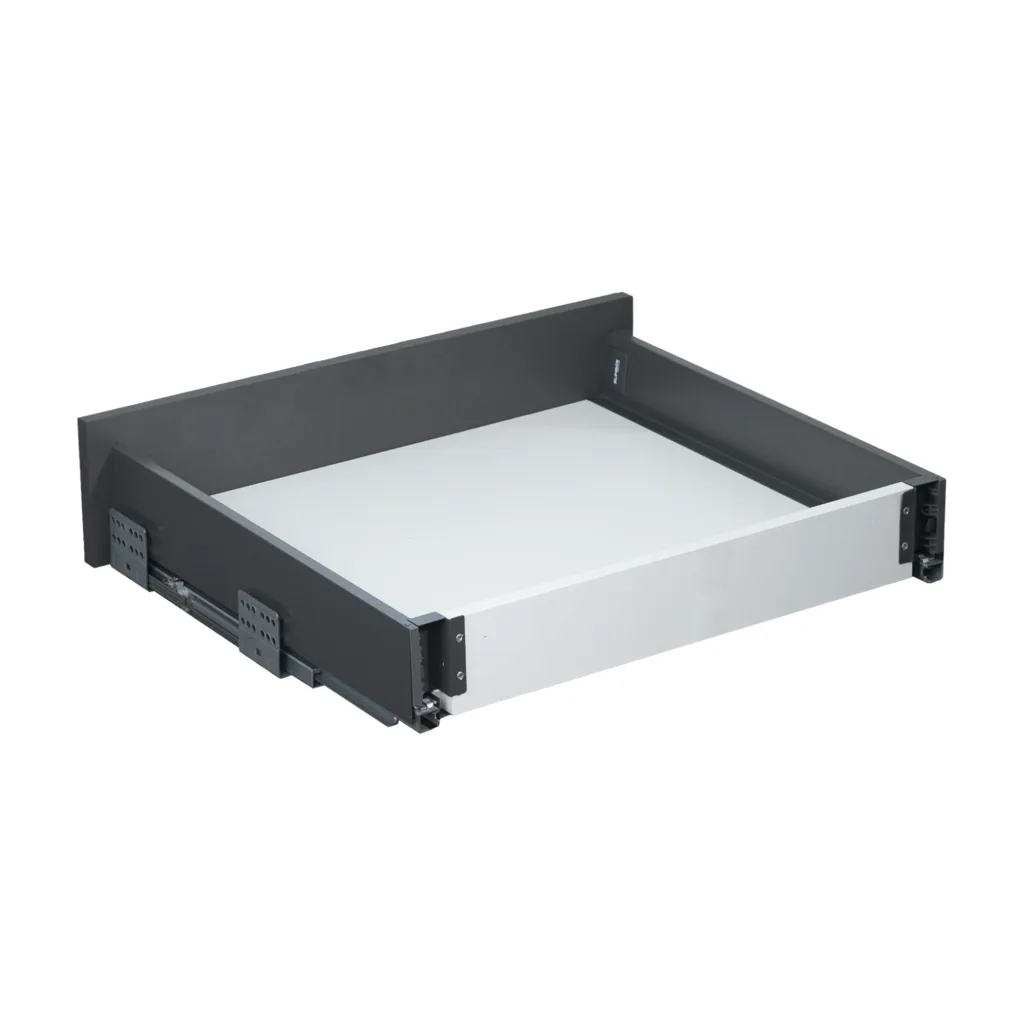 Система ящиков Slimbox Evolution L-400 H=84 графит PUSH TO OPEN ДСП16мм