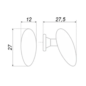 Мебельная ручка RC003CP.4